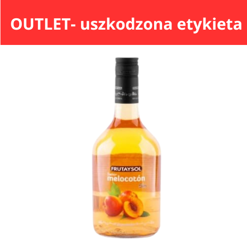 OUTLET - LIKIER BRZOSKWINIOWY (FRUTAYSOL MELOCOTON) uszkodzona etykieta