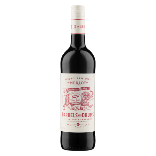 OUTLET - BARRELS & DRUMS MERLOT  - uszkodzona etykieta