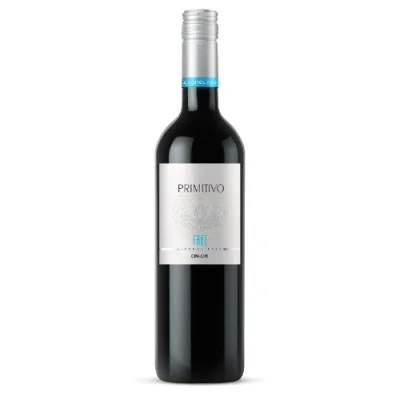 OUTLET - CIN CIN PRIMITIVO - czerwone, półwytrawne - 750ml - USZKODZONA ETYKIETA